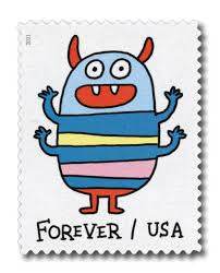 USPS 2021 Message Monsters Forever First Class Postage Stamps 1set=5Sheets Was $73.00/set - stampworldstore