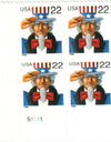 1998 US Uncle Sam Postage Stamps 1set=5Sheets  Was $73.00/set