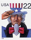 1998 US Uncle Sam Postage Stamps 1set=5Sheets  Was $73.00/set
