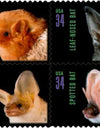2002 American Bats Stamp 1set=5Sheets  Was $73.00/set