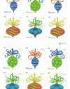 2011 US Holiday Baubles Forever Stamps Booklet of 20 1set=5Sheets  Was $73.00/set