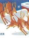 2012 US Stamp Santa & Sleigh - Booklet of 20 Forever Stamps 1set=5Sheets  Was $73.00/set
