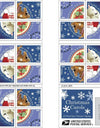 2017 USPS Christmas Carols Forever Postage Stamps 1set=5Sheets  Was $73.00/set