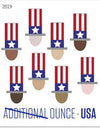 2017 Uncle Sam’s Hat Additional Ounce Sheet of Twenty Stamps 1set=5Sheets  Was $73.00/set