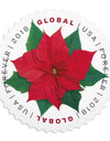 2018 Global: Poinsettia Stamps, Sheet of 10 1set=5Sheets  Was $73.00/set
