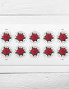 2018 Global: Poinsettia Stamps, Sheet of 10 1set=5Sheets  Was $73.00/set
