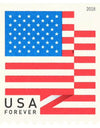 USPS US Flag 2018 Forever Stamps (Sheets of 20) 1set=5Sheets Was $73.00/set - stampworldstore