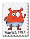USPS 2021 Message Monsters Forever First Class Postage Stamps 1set=5Sheets  Was $73.00/set