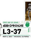 2021 USPS Star Wars Droids Forever Postage Stamps 1set=5Sheets  Was $73.00/set