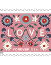 2022 Love Forever Stamps 1set=5Sheets  Was $73.00/set