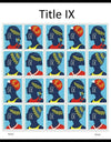 2022 USPS Title IX Forever Postage Stamps 1set=5Sheets  Was $73.00/set