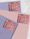 2023 US 10 Dollar Floral Geometry Stamps 1set=5Sheets  Was $73.00/set