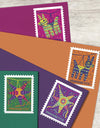 2023 Piñatas! Stamps, Book of 20 1set=5Sheets  Was $73.00/set