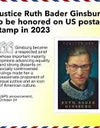 2023 Postage Stamps for Ruth Bader Ginsburg 1set=5Sheets  Was $73.00/set