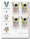 2023 Lunar New Year: Year of the Rabbit Stamps 1set=5Sheets  Was $73.00/set