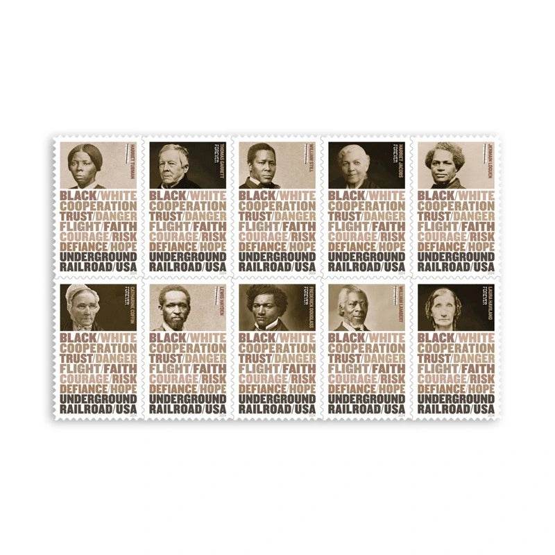 2024 Stamps - The Underground Railroad 1set=5Sheets Was $73.00/set - stampworldstore