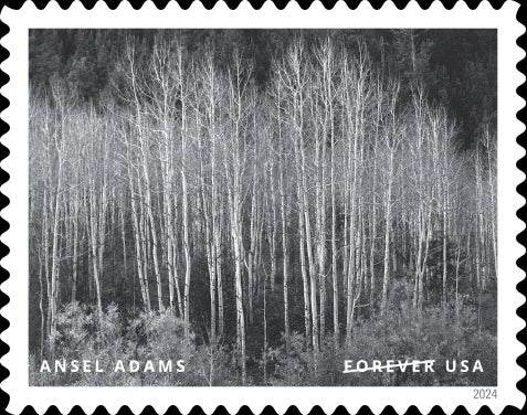 2024 us forever stamps-Ansel Adams 1set=5Sheets Was $73.00/set - stampworldstore