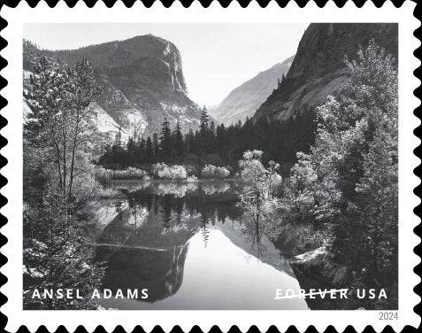 2024 us forever stamps-Ansel Adams 1set=5Sheets Was $73.00/set - stampworldstore