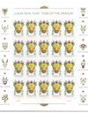 2024 Lunar New Year Stamps - the Year of the Dragon 1set=5Sheets  Was $73.00/set