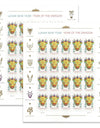 2024 Lunar New Year Stamps - the Year of the Dragon 1set=5Sheets  Was $73.00/set