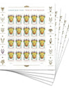 2024 Lunar New Year Stamps - the Year of the Dragon 1set=5Sheets  Was $73.00/set