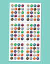 2024 Pinback Buttons Forever Stamps,Sheet of 20