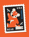 2025 Baby Wild Animals Stamps Booklet of20