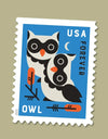 2025 Baby Wild Animals Stamps Booklet of20