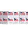 U.S. Flag 2025 Stamps Sheet of 20.