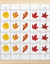 2025 Vibrant Leaves Postcard Stamps Sheet of 20
