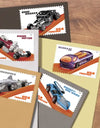 2018 USPS Hot Wheels Stamps 1set=5Sheets  Was $73.00/set