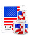 2018 USPS Forever American Flag Stamps Rolls