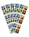 2000 US 34c Self Adhesive Four Flowers First Class Stamps 1set=5Sheets  Was $73.00/set