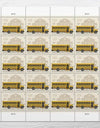 2023 USA School Bus Additional Ounce Stamps 1set=5Sheets  Was $73.00/set