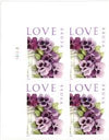2010 LOVE: Pansies in a Basket Collectible Stamp Sheet of Twenty 44 Cent Stamps 1set=5Sheets  Was $73.00/set