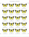 2019 USPS Butterfly California Dogface Forever Stamps 1set=5Sheets  Was $73.00/set