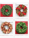 2019 USPS Christmas Tradition Celebration Holiday Wreaths Forever Stamps 1set=5Sheets  Was $73.00/set