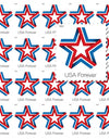 2019 USPS Star Ribbon Forever Stamps 1set=5Sheets  Was $73.00/set