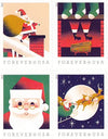 2021 USPS A Visit from St Nick Forever First Class Postage Stamps 1set=5Sheets  Was $73.00/set
