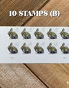 2021 Brush Rabbit Additional Ounce Forever Postage Stamps 1set=5Sheets  Was $73.00/set