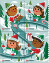 2022 USPS Holiday Elves Forever Postage Stamps 1set=5Sheets  Was $73.00/set