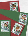 2022 USPS Holiday Elves Forever Postage Stamps 1set=5Sheets  Was $73.00/set