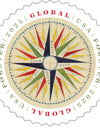 2025 Global1794 Compass Rose Stamps Sheet of 10