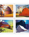 2021 USPS Barns Postcard Forever Postage Stamps 1set=5Sheets  Was $73.00/set
