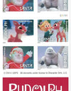 2014 USPS Rudolph the Red-Nosed Reindeer Forever Stamps 1set=5Sheets  Was $73.00/set